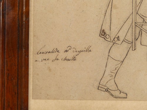 Tableaux et dessins Dessin, Aquarelle & Pastel - Métiers de rue, Alsace (?) vers 1810-1820