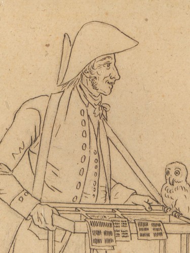 Métiers de rue, Alsace (?) vers 1810-1820 - Antiquités Bastian