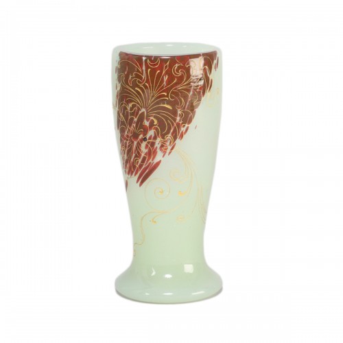 Jade coloured vase, Emile Gallé, Nancy