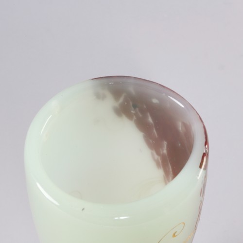 Jade coloured vase, Emile Gallé, Nancy - Art nouveau