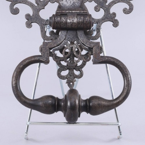 Architectural & Garden  - Wrought iron knocker and plate, France circa 1700