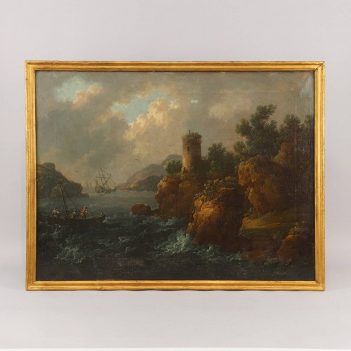 Paintings & Drawings  - Pair of landscapes by Christoph von Bemmel (1707-1782)