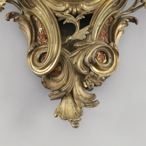 XVIIIe siècle - Cartel d’applique vers 1750