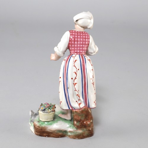  - Pair of Niderviller statuettes
