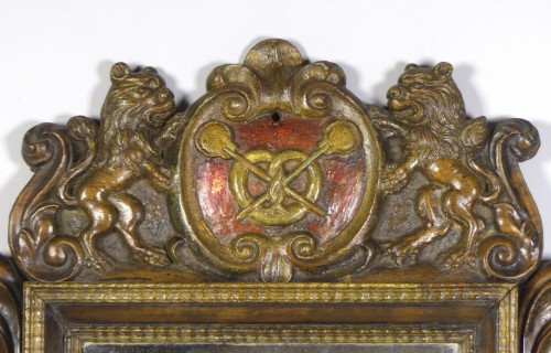 Miroir auriculaire de la corporation des boulangers - Miroirs, Trumeaux Style 