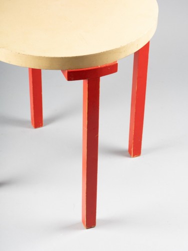 Pedestal table in lacquered wood - Axel Einar Hjorth (1888-1958) - Art Déco