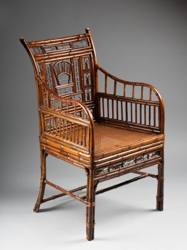 A late 9th century set of Bamboo seats - Napoléon III