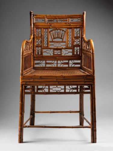 Napoléon III - A late 9th century set of Bamboo seats