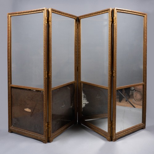 Mobilier Paravent - Paravent en bois doré