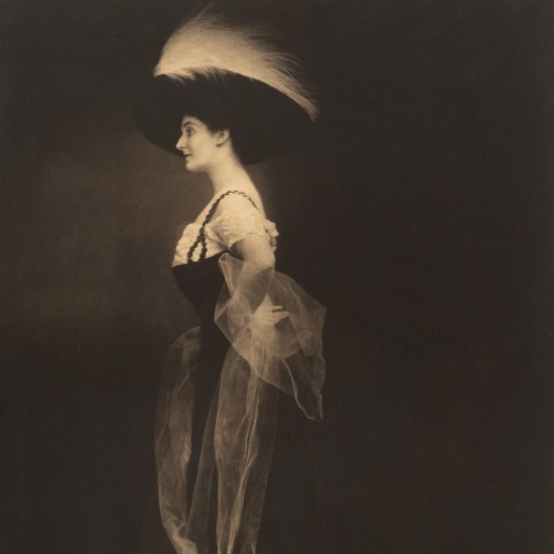 Elegant in the hat, Photo by Otto Wegener - Engravings & Prints Style Art nouveau