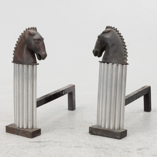 Objet de décoration  - Paire de chenets