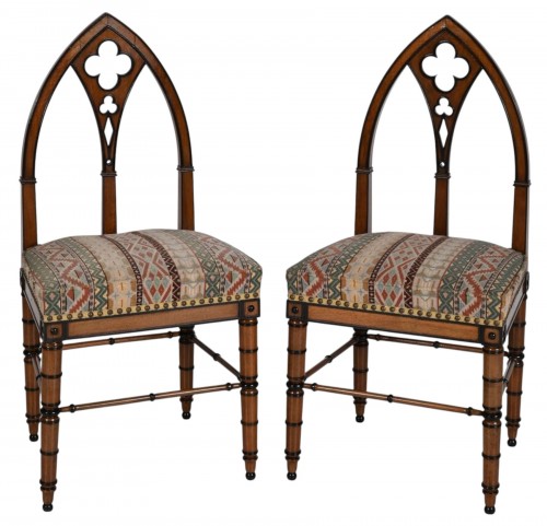 Pair of chairs called to the cathedral