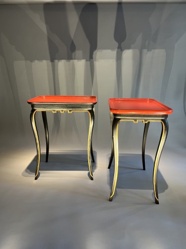 Pair of cabaret side tables. - Furniture Style 50