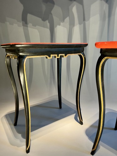 20th century - Pair of cabaret side tables.