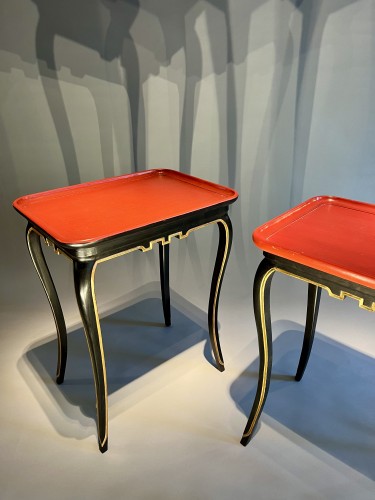 Pair of cabaret side tables. - 50