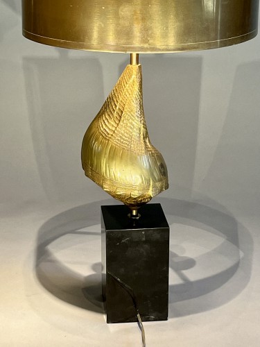 Shell lamp, Work of the Charles Circa 1970 - 