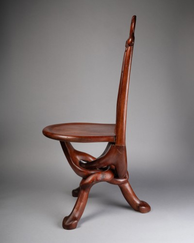 Antiquités - Pair of colonial-style chairs