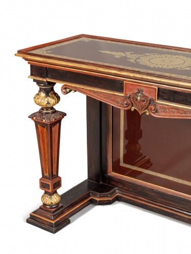 Furniture  - Pair of consoles and their mirrors