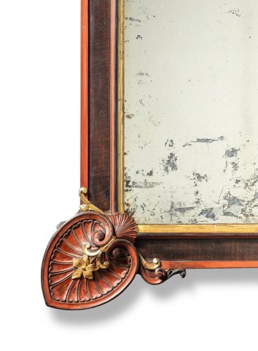 19th century - Pair of consoles and their mirrors