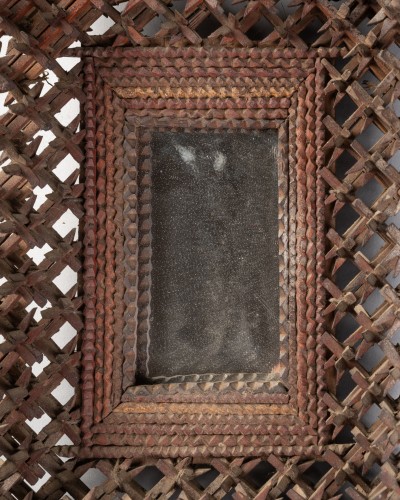 Wooden mirror - Mirrors, Trumeau Style Art nouveau