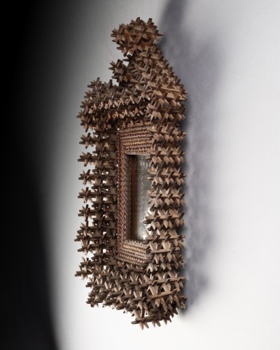 20th century - Wooden mirror