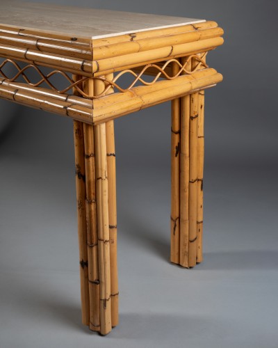 20th century - Bamboo console