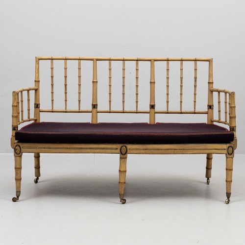 Seating  - Painted wooden sofa