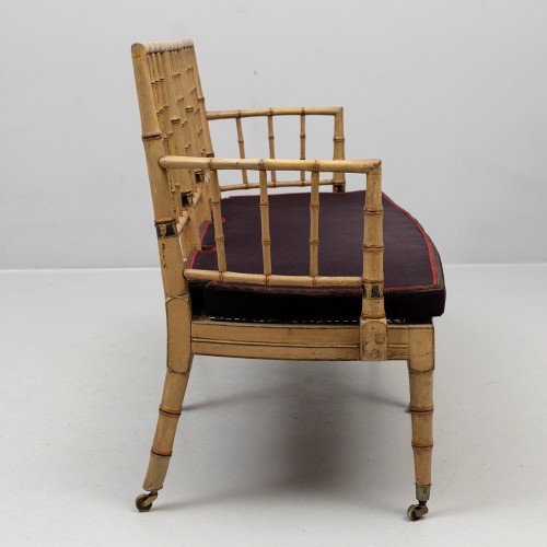 Painted wooden sofa - 