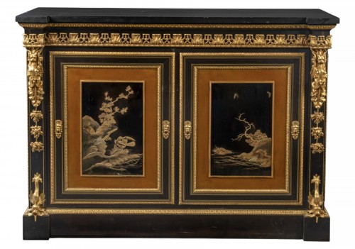 Furniture with support height with two leafs, by Louis-Alexandre Bellangé circa  1835-40