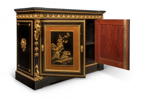 Furniture  - Furniture with support height with two leafs, by Louis-Alexandre Bellangé circa  1835-40