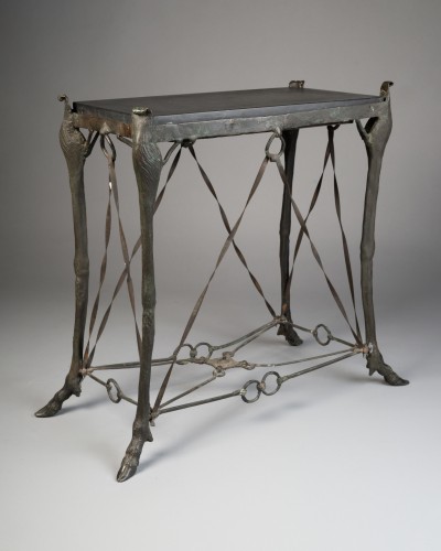 Mobilier Table & Guéridon - Table en bronze patiné vert
