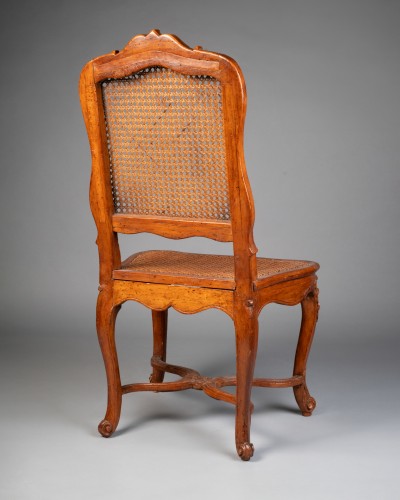 Pair of canned chairs - Louis XV