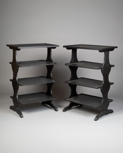 Suite of three side tables - 