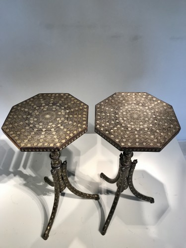 Paire de guéridons Ottoman - Mobilier Style Napoléon III