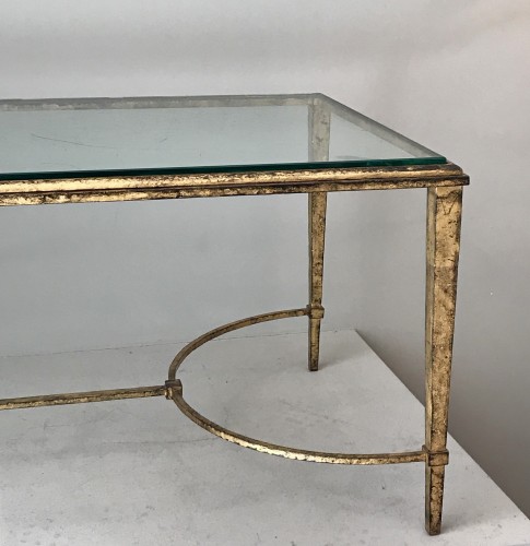 Coffee table in gilded wrought iron - Furniture Style 50