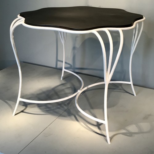 Pair of wrought iron tables - 50