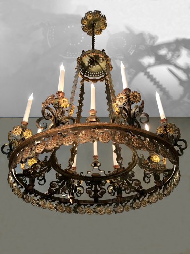 Lighting  - Wrought iron chandelier