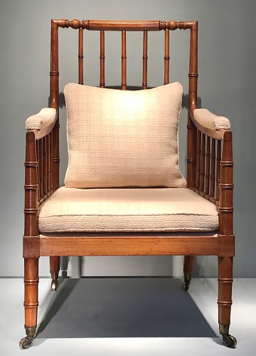 Large armchair with bars. - Seating Style Louis-Philippe