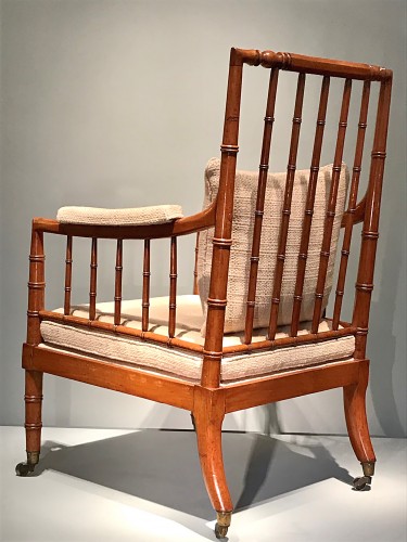 Seating  - Large armchair with bars.