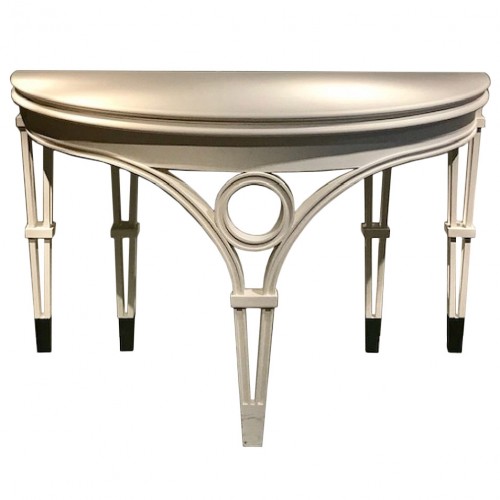 Christian Badin - Table console demi-lune