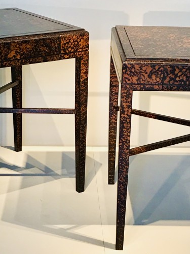 Paire de tables de chevet  - Renzo Mongiardino (1916-1998) - 