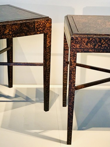 Paire de tables de chevet - Renzo Mongiardino (1916-1998) - Bellechasse 29 galerie