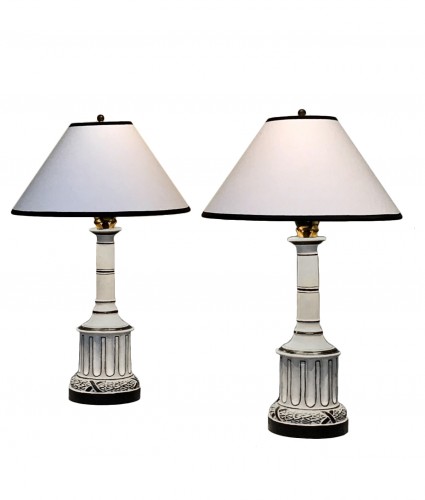 Pair of lamps by Madeleine Castaing