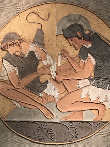 XXe siècle - Bas-relief en plâtre