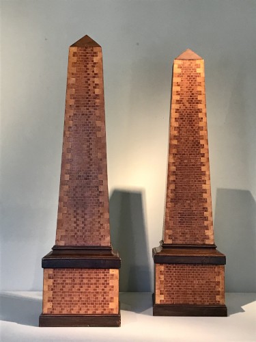 Pair of obelisks - Decorative Objects Style Art Déco