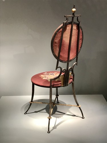 Chaise par Gilbert Poillerat - Années 50-60