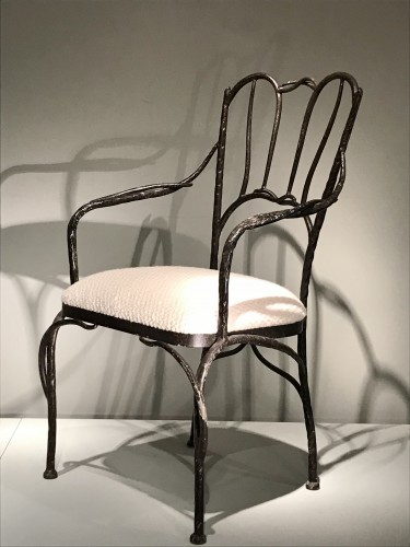 Série de quatre fauteuils en fer noirci - Bellechasse 29 galerie