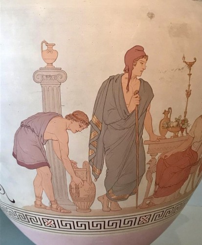 Decorative Objects  - Large neo-Greek ceramic vase