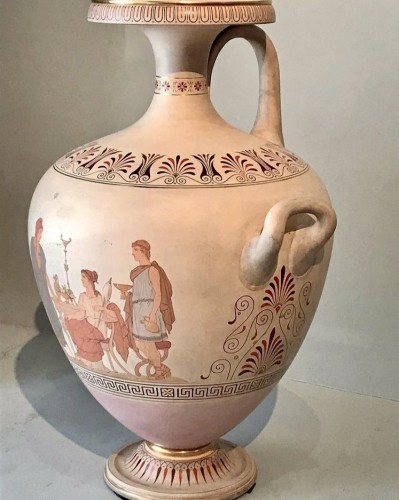 Large neo-Greek ceramic vase - Napoléon III