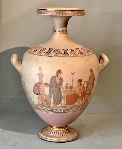 Antiquités - Grand vase en céramique néo-Grec
